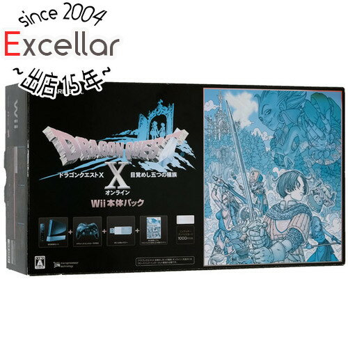 【いつでも2倍！5．0のつく日は3倍！1日も18日も3倍！】【中古】任天堂 Wii本体 ドラゴンクエストX Wii本体パック 外箱いたみ 元箱あり