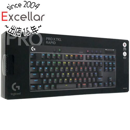 【いつでも2倍!5.0のつく日、18日は3倍!】【中古】ロジクール PRO X TKL RAPID G-PKB-TKL-RTBKd ブラック 未使用 【いつでも2倍!5.0のつく日、18日は3倍!】【中古】ロジクール PRO X TKL RAPID G-PKB-TKL-RTBKd ブラック 未使用