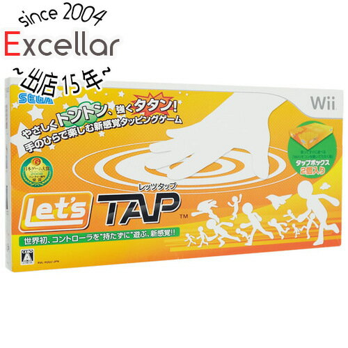 【いつでも2倍!5.0のつく日、18日は3倍!】【新品訳あり(箱きず・やぶれ)】 レッツタップ Wii 【いつでも2倍!5.0のつく日、18日は3倍!】【新品訳あり(箱きず・やぶれ)】 レッツタップ Wii
