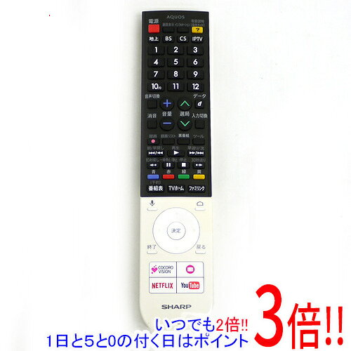 【中古】SHARP製 液晶テレビ用リモコン GB216SA