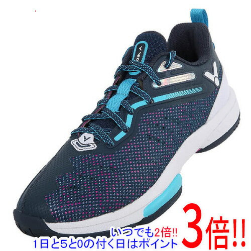 【1日と5.0のつく日、18日はポイント3倍!】VICTOR(ビクター) 28.0cm バドミントンシューズ P9600-BJ280 ネイビー