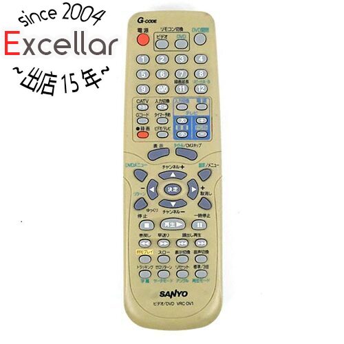 【いつでも2倍!5.0のつく日、18日は3倍!】【中古】三洋電機 ビデオ・DVDリモコン VRC-DV1