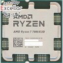 【中古】AMD Ryzen 7 7800X3D 100-000000910 4.2GHz Socket AM5 美品