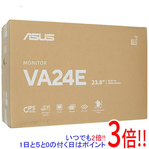 【延長保証対応!!】【新品(開封のみ・箱きず・やぶれ)】 ASUS製 23.8型 液晶ディスプレイ VA24ECPSNY