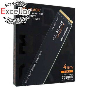 【いつでも2倍!5.0のつく日、18日は3倍!】Western Digital製 内蔵SSD 4TB WD_Black SN850X NVMe SSD WDS400T2X0E