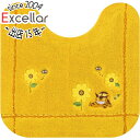センコー トイレマット となりのトトロ 花のバス停 約58×60cm 19752 イエロー