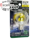 ELPA LED電球 エルパボールmini LDA1CY-G-E17-G459 黄色