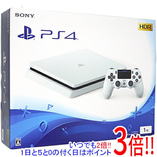 【1日と5.0のつく日、18日はポイント3倍!】【中古】SONY プレイステーション4 1TB ホワイト CUH-2100BB02 コントローラー・ゴム足なし・本体いたみ 元箱あり 【1日と5.0のつく日、18日はポイント3倍!】【中古】SONY プレイステーション4 1TB ホワイト CUH-2100BB02 コントローラー・ゴム足なし・本体いたみ 元箱あり