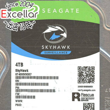 【キャッシュレスで5%還元】SEAGATE製HDD ST4000VX007 4TB SATA600