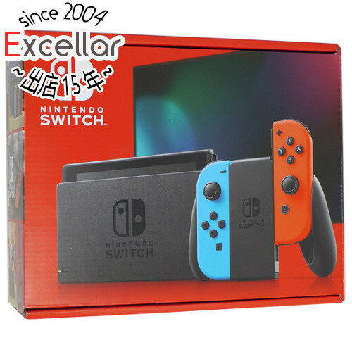 【いつでも2倍！5．0のつく日は3倍！1日も18日も3倍！】【中古】任天堂 Nintendo Switch バッテリー拡張モデル HAD-S-KABAH ネオンブルー ネオンレッド 元箱あり