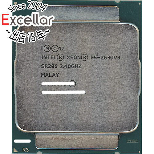 商品名【中古】Xeon E5-2630 v3 2.4GHz 20M LGA2011-3 SR206商品状態 動作確認済みの中古品です。 ※中古品ですので、傷、汚れ等ある場合がございます。 ご理解の上、ご検討お願いします。 商品名 Xeon E5-2630 v3 仕様 [スペック] プロセッサ名 Xeon E5-2630V3/(Haswell-EP) ソケット形状 LGA2011-3 コア数 8 コア TDP 85 W クロック周波数 2.4GHz 最大動作クロック周波数 3.2 GHz スレッド数 16 マルチスレッド ○ 三次キャッシュ 20 MB Sスペック SR206 付属品 ※画像のものがすべてです。ご確認後、ご検討お願いします。 その他 ※商品の画像はイメージです。その他たくさんの魅力ある商品を出品しております。ぜひ、見て行ってください。※返品についてはこちらをご覧ください。　