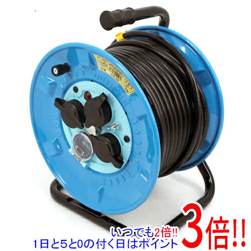 商品名【中古】日動 電工ドラム 屋外型 アース付 漏電保護専用ブレーカ付 30m NPW-EB33 本体いたみ 展示品商品状態展示に使用されていた商品です。※展示利用に伴う使用感や傷、汚れ等がございます。※本体に割れ・キズ・汚れなどの傷みが見られます。型番NPW-EB33仕様電線仕様（電線種＆#215;太さ＆#215;芯）：VCT2.0＆#215;3電線許容電流：22Aコンセント数：3接地2P・15A・125Vアース付/アース・漏電保護専用　15mA感度その他※掲載画像は代表画像です。実際の商品と細部が異なる場合がございますので、商品状態につきましては表記の内容をご確認ください。※返品についてはこちらをご覧ください。　
