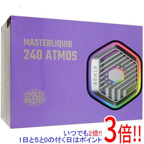 【1日と5.0のつく日、18日はポイント3倍！】CoolerMaster 一体型水冷CPUクーラー MasterLiquid 240 Atmos MLX-D24M-A25PZ-R1 ブラック