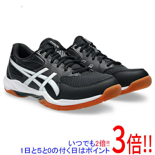 【1日と5.0のつく日、18日はポイント3倍！】asics アシックス 24.0cm バレーボールシューズ GEL-ROCKET 12 WIDE 1073A081 ブラック/ホワイト