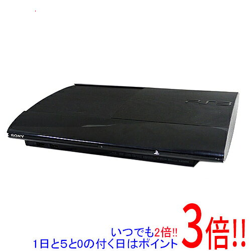 【中古】SONY プレイステーション3 500GB ブラック CECH-4300C 本体のみ