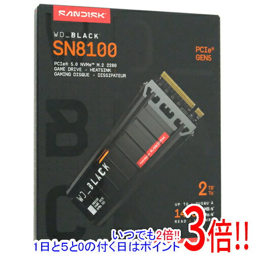 Sandisk SSD WD_Black SN8100 NVMe SSD WDS200T1XHM 2TB