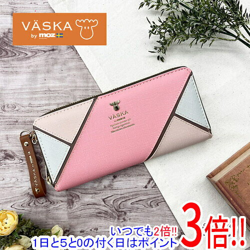 樂天商城 - 【1日と5.0のつく日、18日はポイント3倍！】【新品(開封のみ)】 VASKA by moz シェリー ラウンドファスナー長財布 VS-0481 ピンク