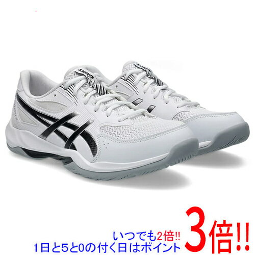 【1日と5.0のつく日、18日はポイント3倍！】asics アシックス 25.0cm バレーボールシューズ GEL-ROCKET 12 WIDE 1073A081 ホワイト/ブラック