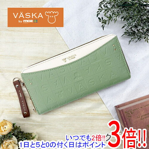 B, C, D, G, J, L, S, T, Z - 【1日と5.0のつく日、18日はポイント3倍！】【新品(開封のみ)】 VASKA by moz ニコル ラウンドファスナー長財布 VS-0471 グリーン