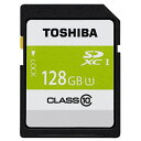 【キャッシュレスで5%還元】【新品(箱きず・やぶれ)】 TOSHIBA SDXCメモリカード Class10 128GB SDAR40N128G