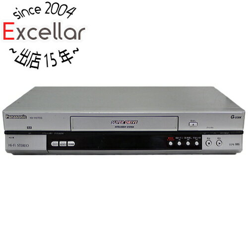 【いつでも2倍!5.0のつく日、18日は3倍!】【中古】Panasonic VHSハイファイビデオ NV-HV70G-S リモコン付き 【いつでも2倍!5.0のつく日、18日は3倍!】【中古】Panasonic VHSハイファイビデオ NV-HV70G-S リモコン付き