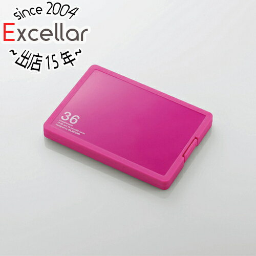 【いつでも2倍！5．0のつく日は3倍！1日も18日も3倍！】ELECOM SD/microSDカードケース プラスチックタイプ CMC-SDCPP36PN