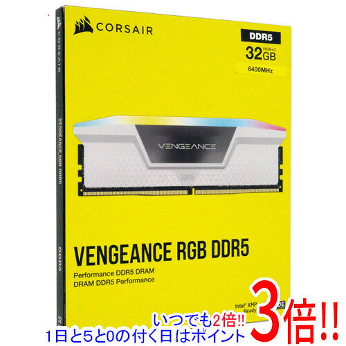 Corsair デスクトップ用 CMH32GX5M2B6400C36W DDR5 PC5-51200 16GB 2枚組
