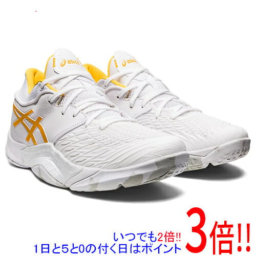 【いつでも2倍！5．0のつく日は3倍！1日も18日も3倍！】asics アシックス 27.0cm バスケットボールシューズ UNPRE ARS LOW 1063A056 ホワイト/サフラン