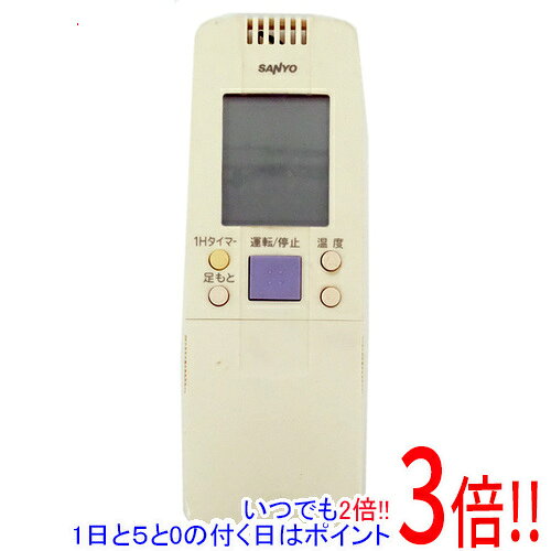 樂天商城 - 【1日と5.0のつく日、18日はポイント3倍！】【中古】SANYO製 エアコンリモコン RCS-VRD7A 本体いたみ