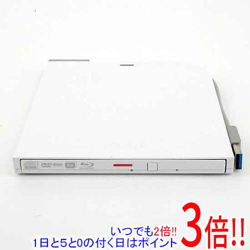 商品名【中古】BUFFALO 外付けブルーレイドライブ BRXL-PT6U3-WHE ホワイト 本体のみ商品状態動作確認済みの中古品です。※中古品のため、使用感や傷、汚れ等がある場合がございます。商品名外付けブルーレイドライブ型番BRXL-PT6U3-WHE [ホワイト]仕様[基本スペック]設置方式 外付け接続インターフェース USB3.2 Gen1(USB3.0)バスパワー対応 ○対応OS Windows/macOS/Chrome OSM-DISC対応 ○[再生可能メディア]BD-R ○BD-R DL ○BD-RE ○BD-RE DL ○BD-R XL ○BD-RE XL ○BD-ROM ○DVD-R ○DVD-RW ○DVD-R DL ○DVD+R ○DVD+RW ○DVD+R DL ○DVD-RAM ○DVD-ROM ○[記録可能メディア]BD-R ○BD-R DL ○BD-RE ○BD-RE DL ○BD-R XL ○BD-RE XL ○DVD-R ○DVD-R DL ○DVD+R ○DVD+R DL ○DVD-RW ○DVD+RW ○DVD-RAM ○[書き込み速度]DVD-R書き込み速度 8 倍速DVD-RW書き換え速度 6 倍速DVD+R書き込み速度 8 倍速DVD+RW書き換え速度 8 倍速DVD-RAM書き換え速度 5 倍速CD-R書き込み速度 24 倍速CD-RW書き込み速度 16 倍速BD-R書き込み速度 6 倍速BD-RE書き換え速度 2 倍速[サイズ・重量]重さ 300 g幅x高さx奥行 138x14.4x152 mm付属品※付属品なし。本体のみとなります。ご確認後、ご検討お願い致します。その他※掲載画像は代表画像です。実際の商品と細部が異なる場合がございますので、商品状態につきましては表記の内容をご確認ください。※返品についてはこちらをご覧ください。　
