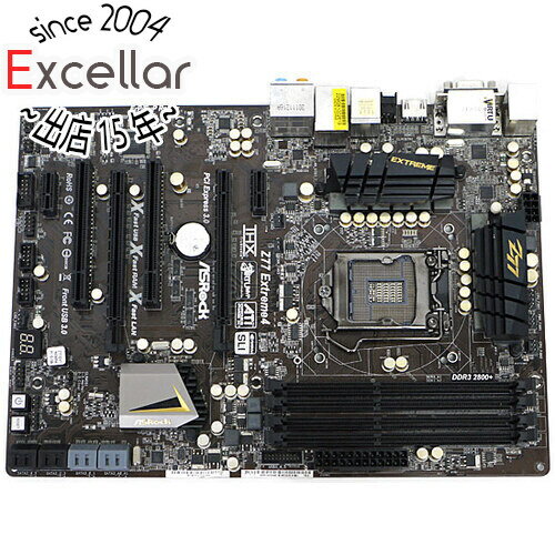 【いつでも2倍！5．0のつく日は3倍！1日も18日も3倍！】【中古】ASRock製 ATXマザーボード Z77 Extreme4 LGA1155