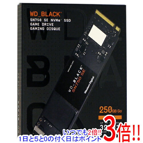 ڤĤǤ2ܡ50ΤĤ3ܡ1183ܡWestern Digital ¢SSD 250GB WD Black SN750 SE NVMe WDS250G1B0E