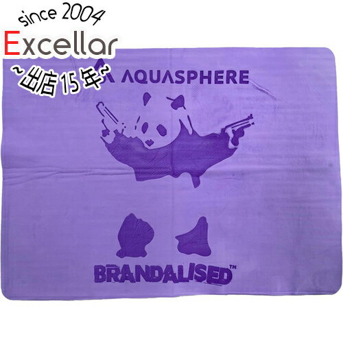 Aqua Sphere アクアスフィア バンクシー AS*BRANDALISED DRY TOWEL パンダガンズ パープル 231110