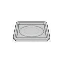 シャープ【SHARP】ウォーターオーブン用 角皿 350-416-0161★【3504160161】