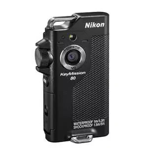 ニコン【Nikon】高機動力アクションカメラ [ブラック]　KEYMISSION-80　KM80BK★【KeyMission 80】