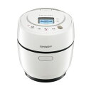 シャープ【SHARP】1.0L ヘルシオ ホットクック 1〜2人用 ホワイト系 KN-HW10E-W★【***特別価格***】