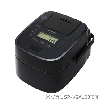 パナソニック【Panasonic】Wおどり炊き 1升 スチーム&可変圧力IHジャー炊飯器 ブラック SR-VSA180-K★【SRVSA180K】