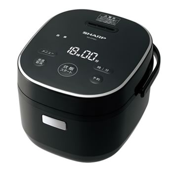 シャープ【SHARP】3合炊き ジャー炊飯器 ブラック系 KS-CF05C-B★【KSCF05CB】