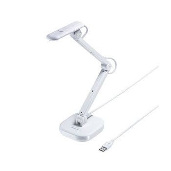 【12/25限定★抽選で2人に1人最大100%ポイントバック！要エントリー】サンワサプライ【800万画素の高解像度】USB書画カメラ A3サイズ対応 CMS-V46W★【LEDライト搭載】【KK9N0D18P】