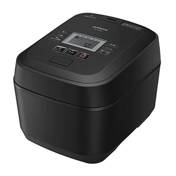 【12/20限定★抽選で2人に1人最大100%ポイントバック！要エントリー】日立【HITACHI】5.5合 圧力＆スチームIHジャー炊飯器 ふっくら御膳 フロストブラック RZ-V100EM-K★【RZV100EMK】のサムネイル