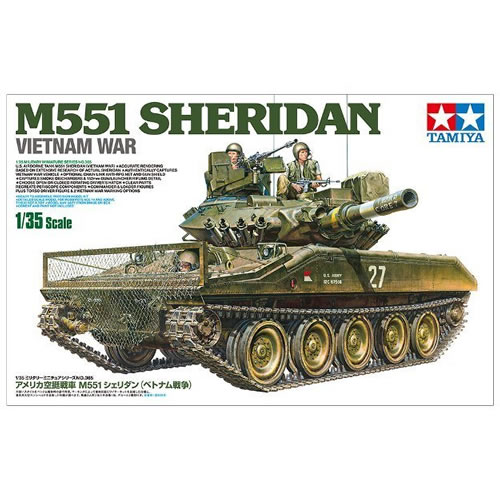 タミヤ【プラモデル】1／35 No.365 アメリカ空挺戦車 M551 シェリダン (ベトナム戦争) H-4950344353651