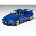 タミヤ【プラモデル】1／24 スポーツカーシリーズ No.210 ニッサン スカイラインGT-R Vスペック（R34） H-4950344995288