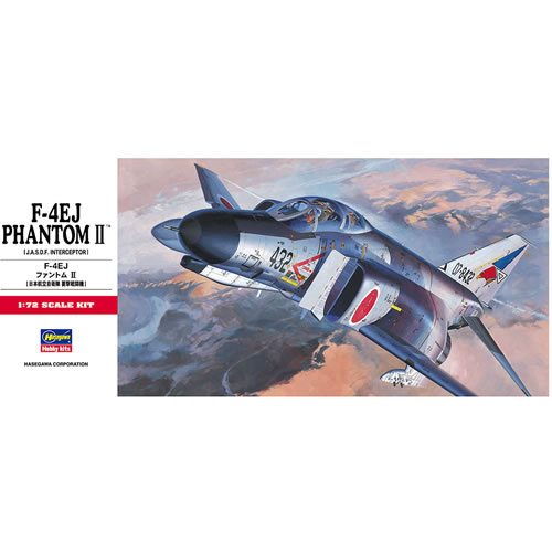 ハセガワ【プラモデル】1／72 航空自衛隊 F-4EJ ファントムII H-4967834013315 1