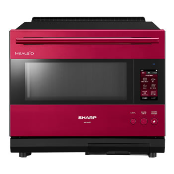 シャープ【SHARP】30L ウォーターオーブン ヘルシオ プレミアムモデル バイブレーションレッド AX-XA30-R★【電子レンジ】のサムネイル