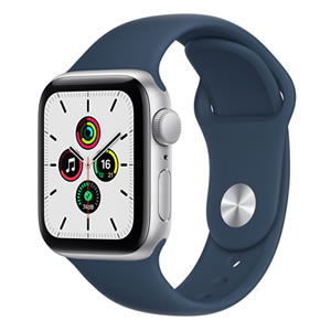 【5/15限定★抽選で2人に1人最大100%ポイントバック！要エントリー】Apple【アップル】Apple Watch SE GPSモデル 40mm[アビスブルースポーツバンド] MKNY3JA★【MKNY3J/A】