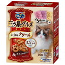 ユニ・チャーム【ペット用品】銀のスプーン 三ツ星グルメ お魚味クリームほたて味レシピ 3種のアソート 180g キャットフード P-4520699683545【ユニチャーム】