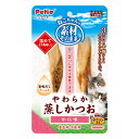 【8/1限定★抽選で2人に1人最大100%ポイントバック!要エントリー】ペティオ【ペット用品】素材そのまま ねこちゃんの やわらか蒸しかつお かに味 2本入 P...