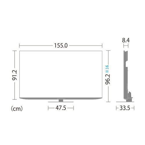 【中古】 SHARP シャープ 45V型 4Kチューナー内蔵 液晶 テレビ AQUOS 4T-C45AL1 スマートテレビ (Android TV) HDR対応