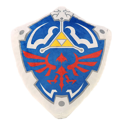 【9/1限定★抽選で2人に1人最大100%ポイントバック！要エントリー】三英貿易【ホビー】ゼルダの伝説 雑貨 ZZ05 ぬいぐるみクッション ハイリアの盾 H-4905330230300【玩具・おもちゃ】のサムネイル