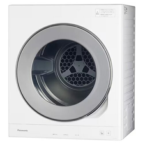 パナソニック【Panasonic】乾燥容量6.0kg 衣類乾燥機 ホワイト NH-D605-W★【幅約383mmの大投入口 シン..